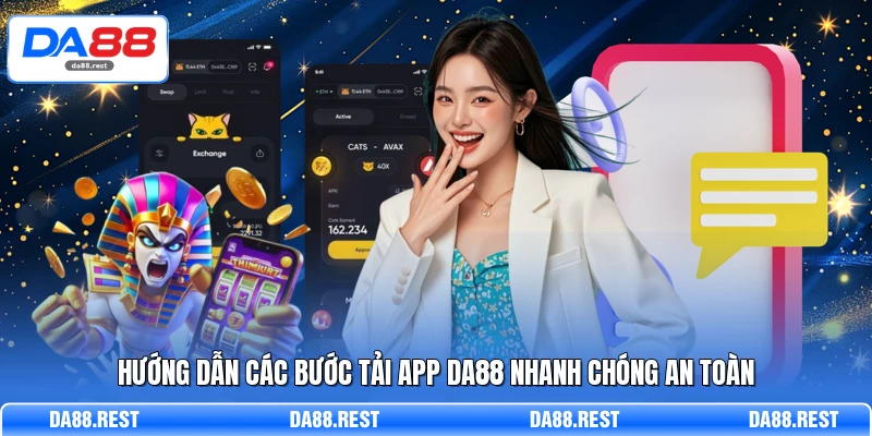 Hướng dẫn các bước tải app DA88 nhanh chóng an toàn